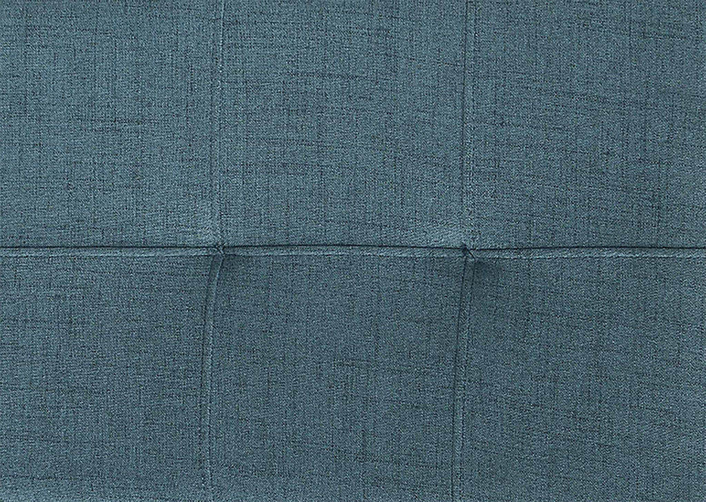 Chelsea Dining Chair with Linen-Look Fabric - Aqua Blue | Chaise de salle à manger Chelsea en tissu d’apparence lin - bleu turquoise