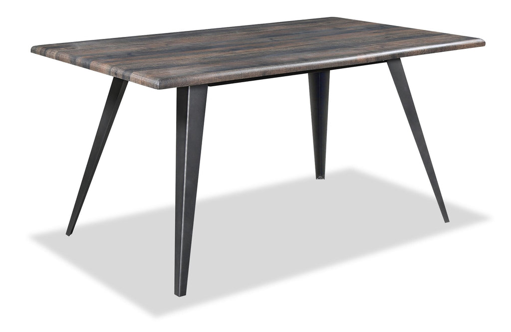 Amos Dining Table, Metal, 60"W - Grey | Table de salle à manger Amos de 60 po (L) en métal - grise