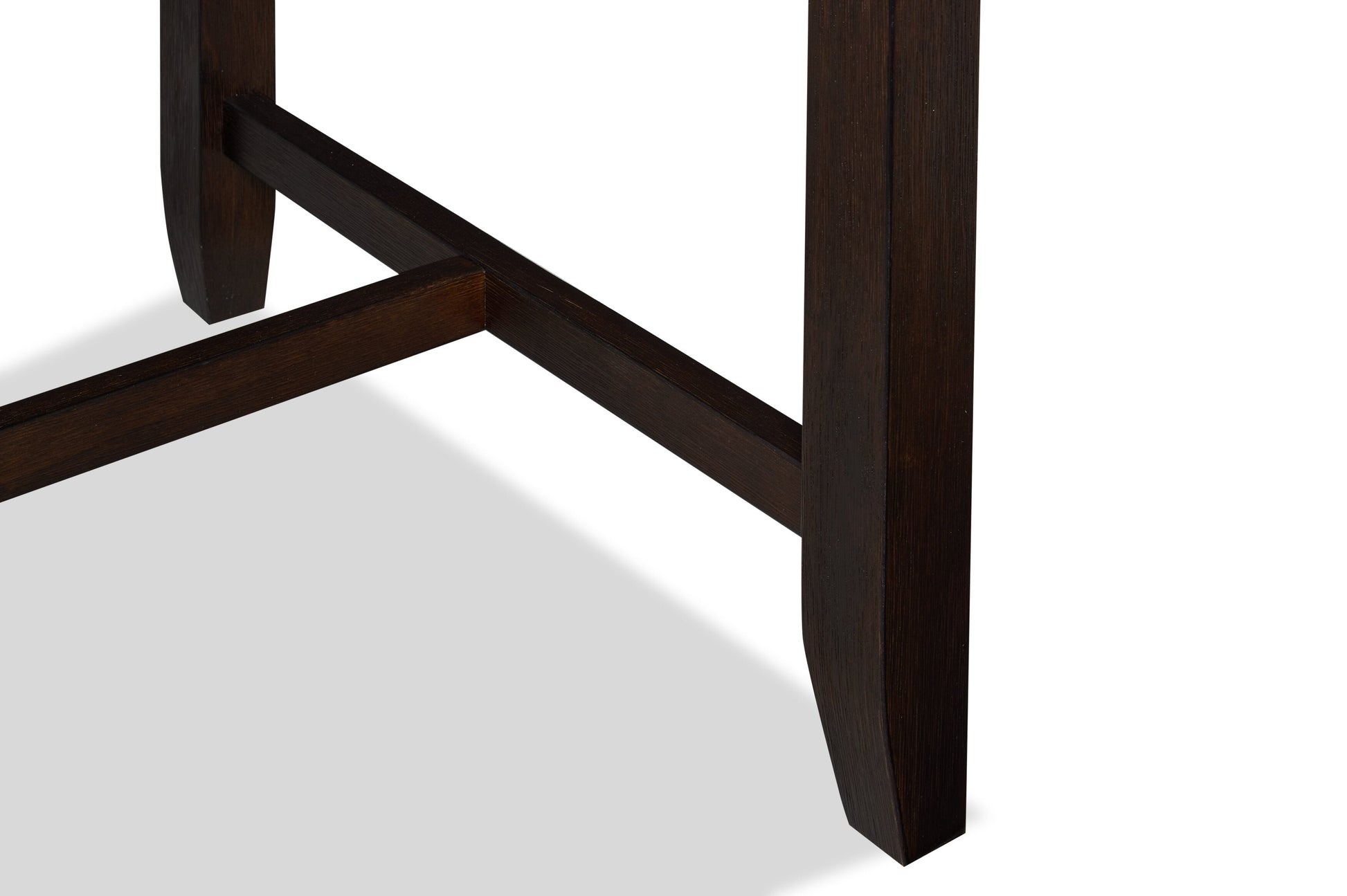 Astoria Counter-Height Dining Table with Built-in Shelves, 60"W - Brown | Table de salle à manger Astoria de 60 po (L) de hauteur comptoir avec tablettes intégrées - brune