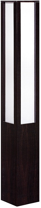 Luminary 47.48" Coffee Bean with White Vellum Paper Floor Lamp|Lampe à pied d’ambiance 47,48 po couleur grain de café avec papier vélin blanc