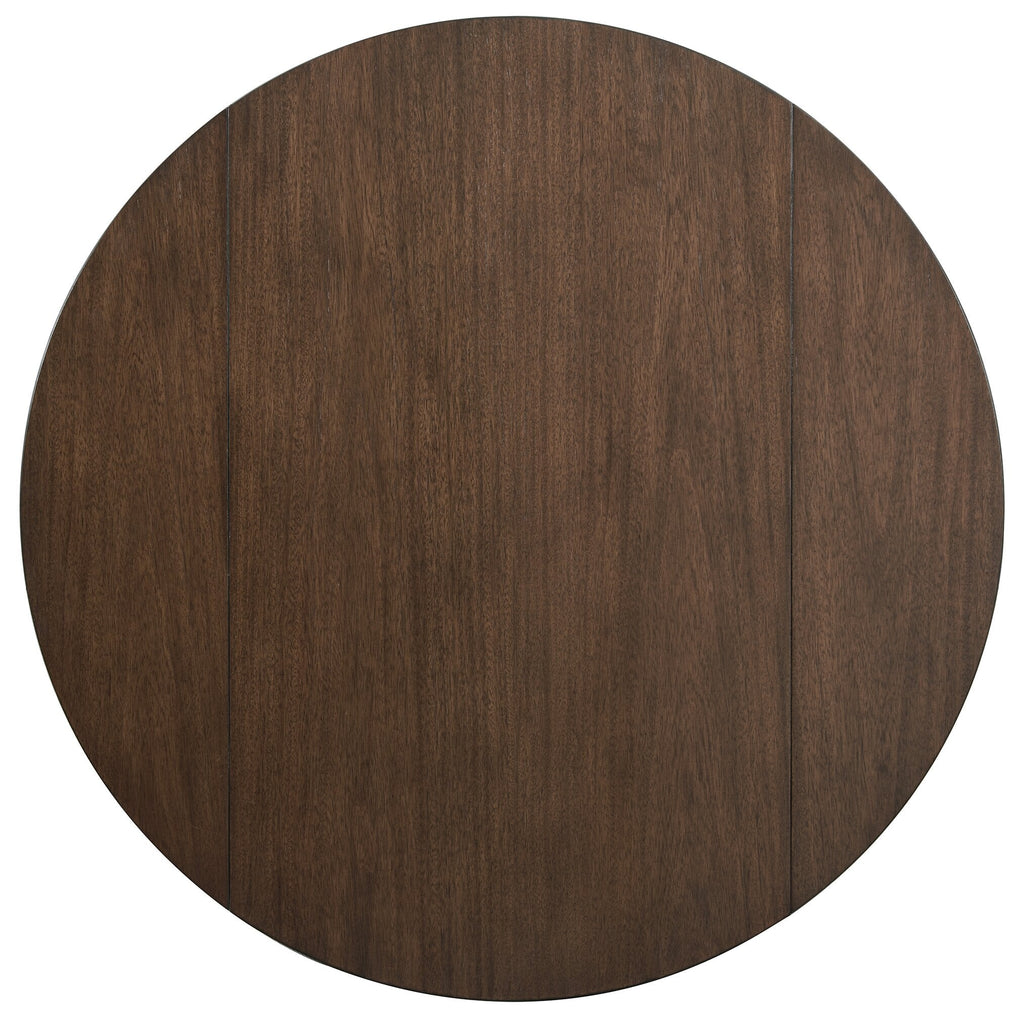 Bryn Drop-Leaf Dining Table, 42" Round - Two-Tone White & Brown | Table de salle à manger ronde Bryn de 42 po avec abattant - deux teintes, blanc et brun