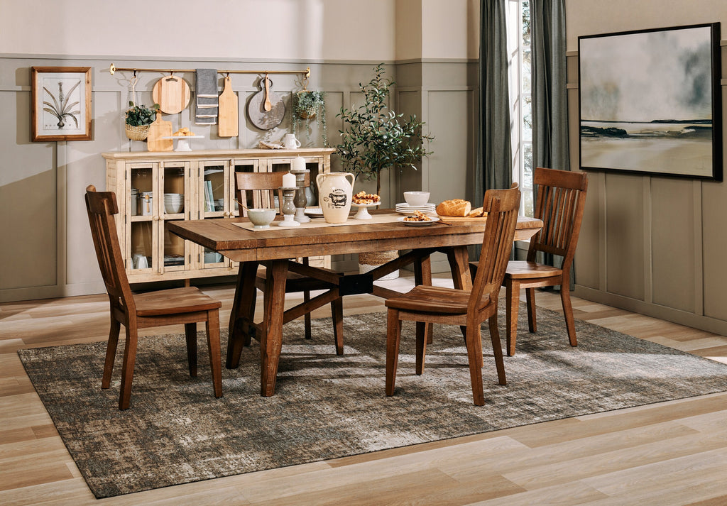 Rocco 70" 6-Door Large Accent Cabinet - Cream|Grande armoire décorative Rocco de 70 po avec 6 portes - crème