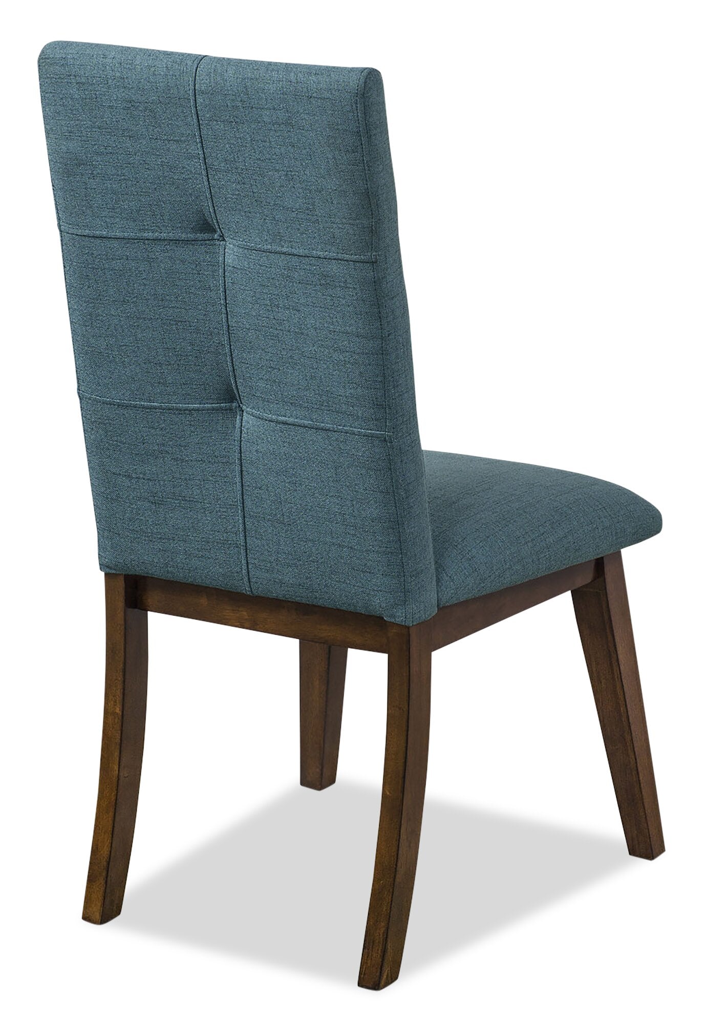 Chelsea Dining Chair with Linen-Look Fabric - Aqua Blue | Chaise de salle à manger Chelsea en tissu d’apparence lin - bleu turquoise