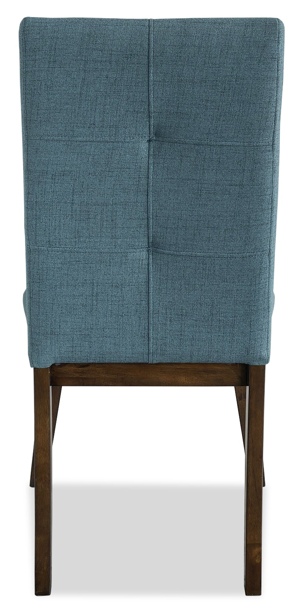 Chelsea Dining Chair with Linen-Look Fabric - Aqua Blue | Chaise de salle à manger Chelsea en tissu d’apparence lin - bleu turquoise