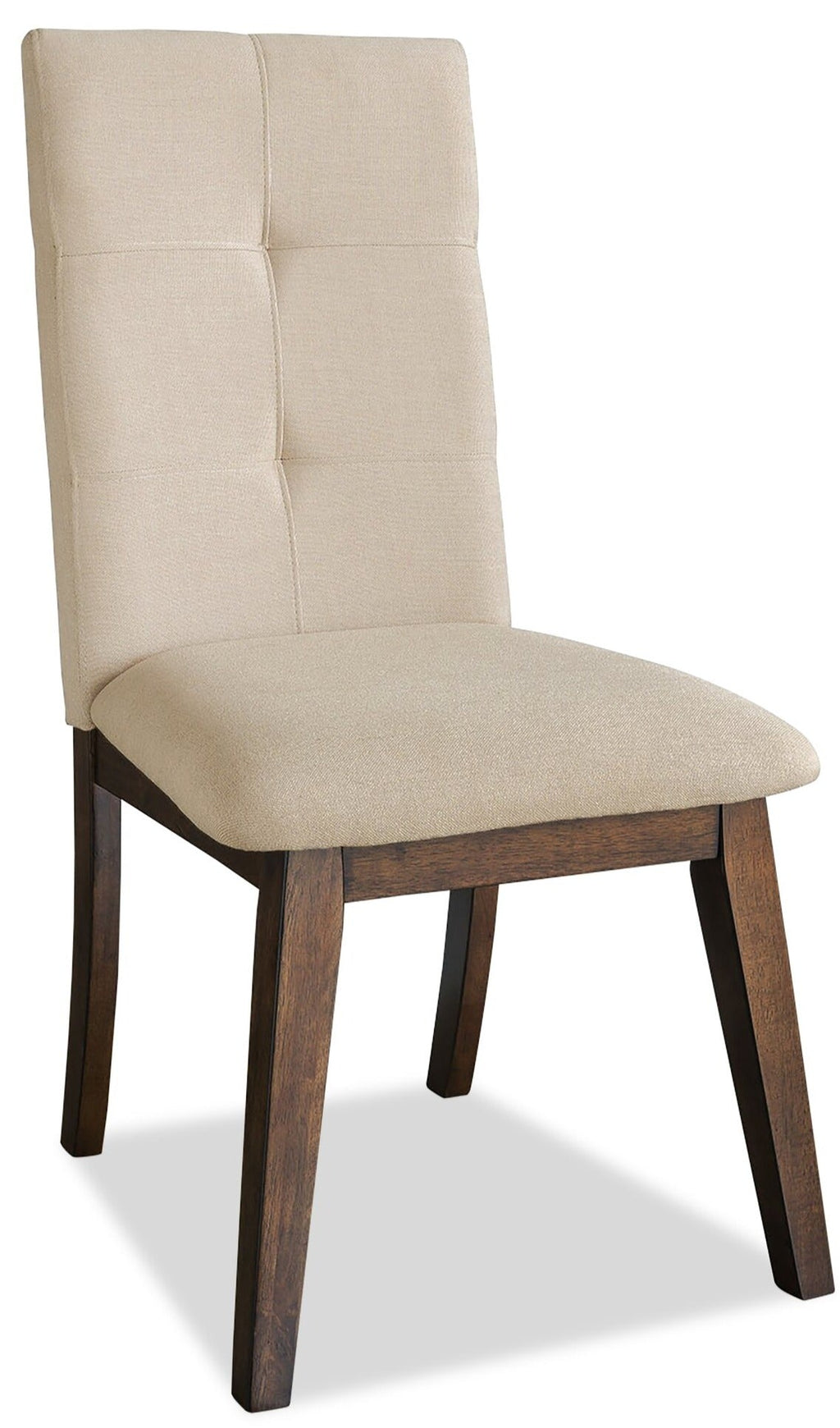 Chelsea Dining Chair with Linen-Look Fabric - Taupe | Chaise de salle à manger Chelsea en tissu d’apparence lin - taupe