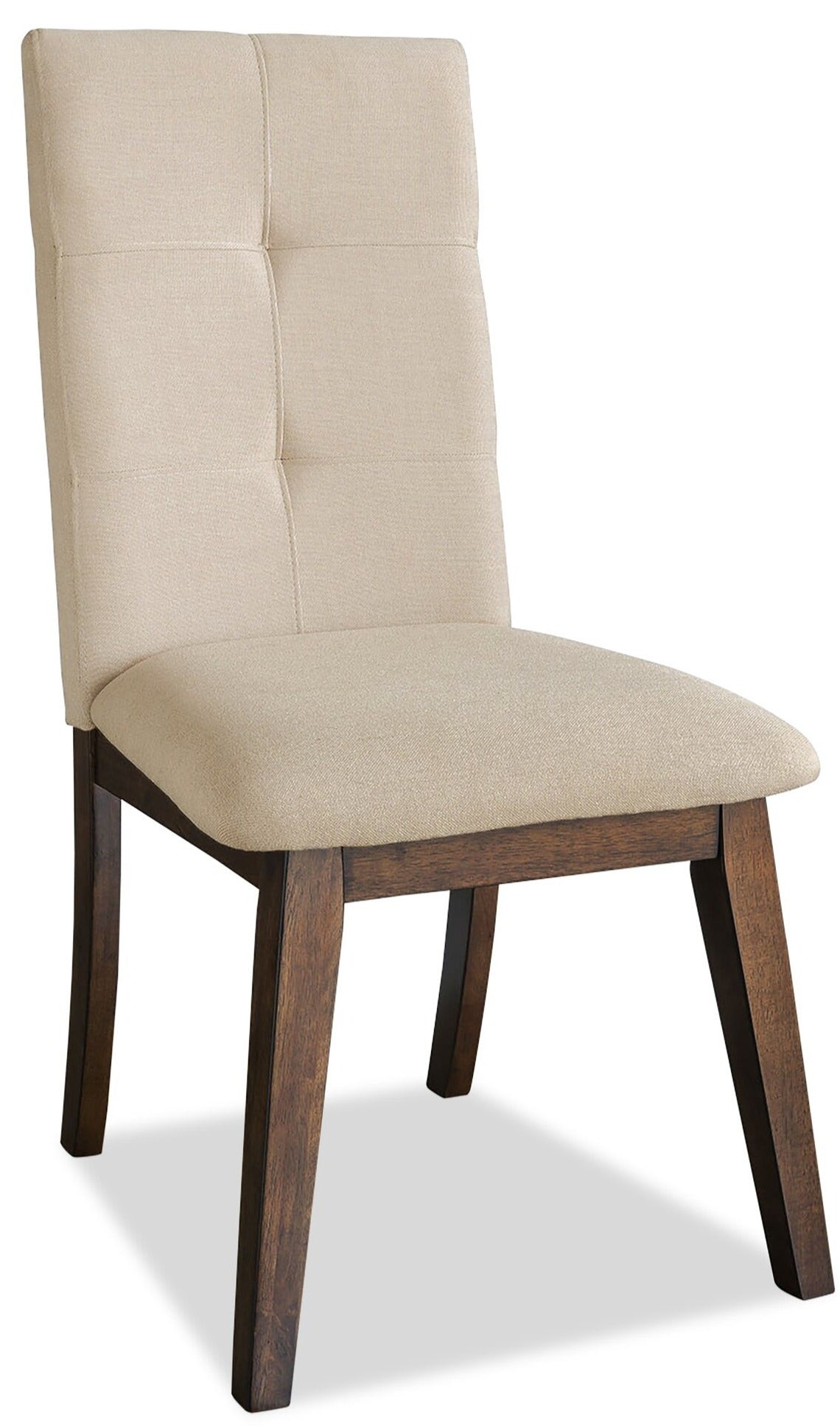 Chelsea Dining Chair with Linen-Look Fabric - Taupe | Chaise de salle à manger Chelsea en tissu d’apparence lin - taupe