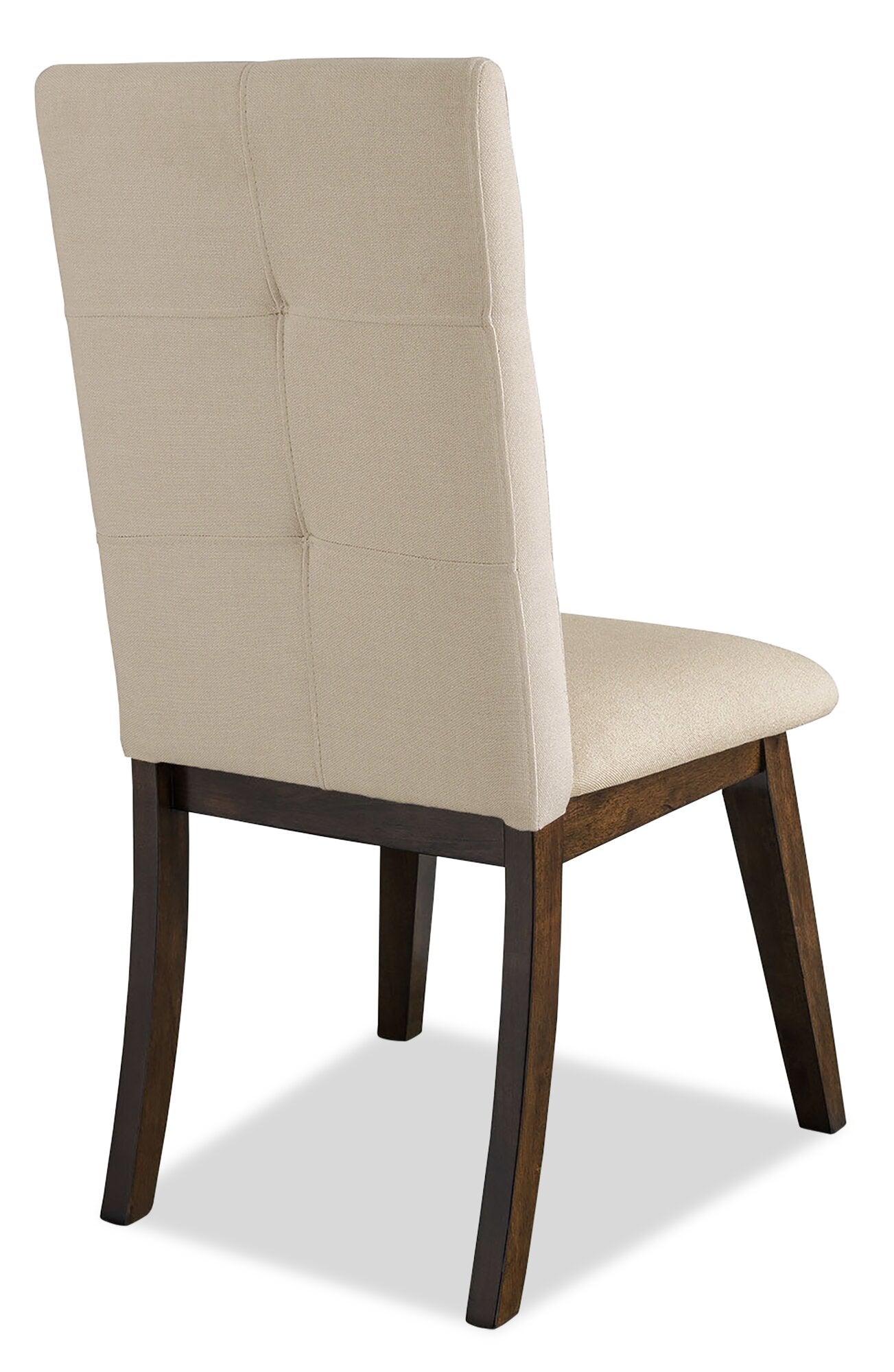 Chelsea Dining Chair with Linen-Look Fabric - Taupe | Chaise de salle à manger Chelsea en tissu d’apparence lin - taupe
