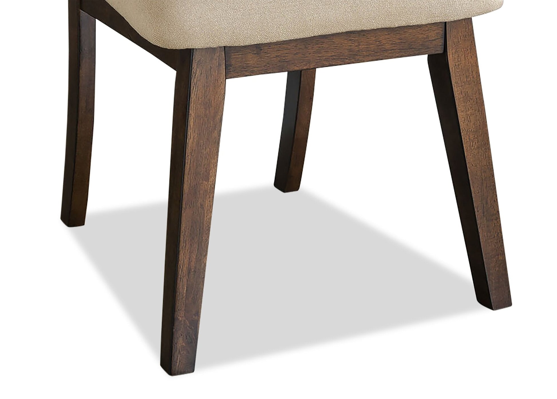 Chelsea Dining Chair with Linen-Look Fabric - Taupe | Chaise de salle à manger Chelsea en tissu d’apparence lin - taupe