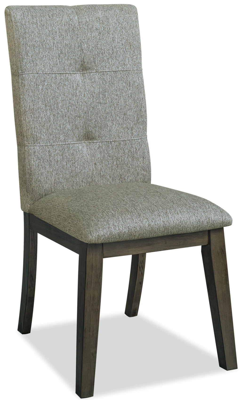 Chelsea Dining Chair with Linen-Look Fabric - Grey | Chaise de salle à manger Chelsea en tissu d’apparence lin - grise