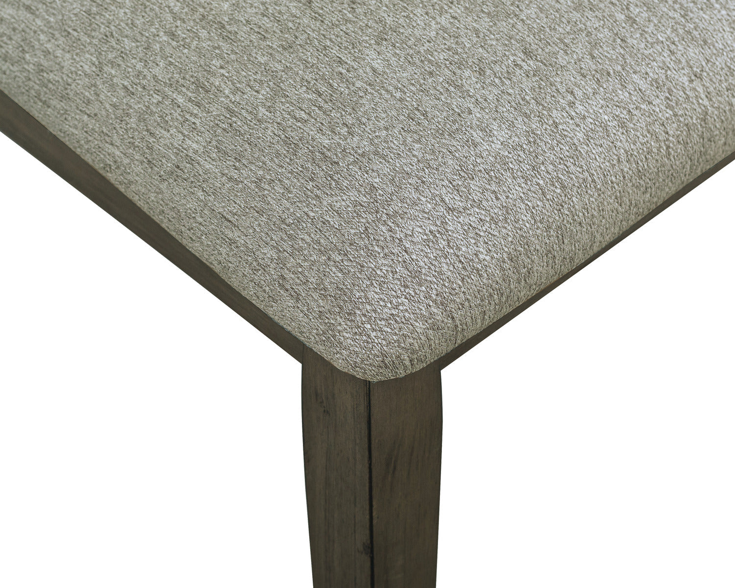 Chelsea Dining Chair with Linen-Look Fabric - Grey | Chaise de salle à manger Chelsea en tissu d’apparence lin - grise