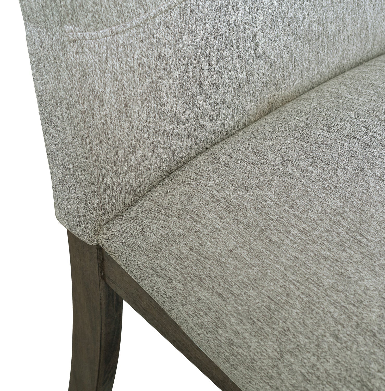 Chelsea Dining Chair with Linen-Look Fabric - Grey | Chaise de salle à manger Chelsea en tissu d’apparence lin - grise