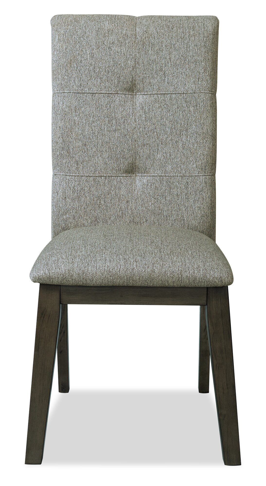 Chelsea Dining Chair with Linen-Look Fabric - Grey | Chaise de salle à manger Chelsea en tissu d’apparence lin - grise