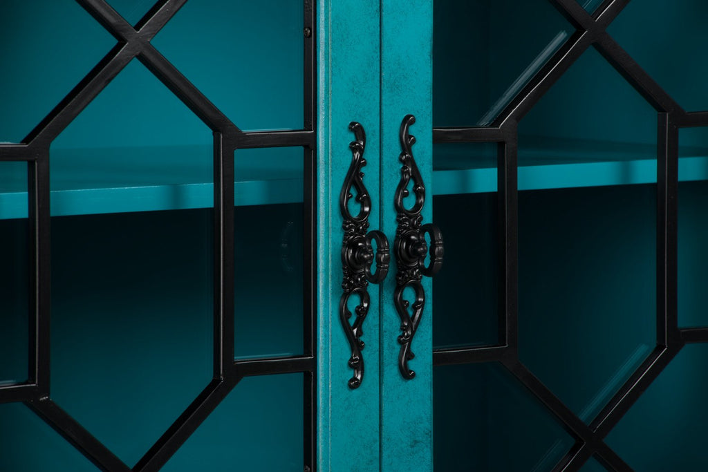 Rigolet 32" 2-Door Accent Cabinet - Blue|Armoire décorative Rigolet de 32 po avec 2 portes - bleue