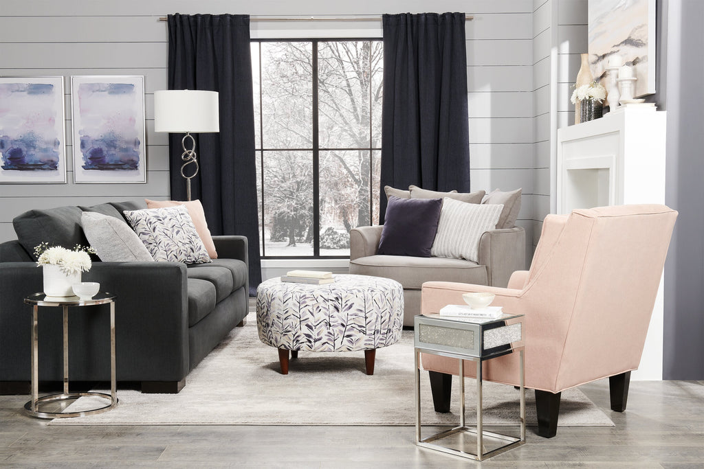 64" Chrome Swirl Floor Lamp|Lampe à pied de 64 po chrome avec motif torsadé