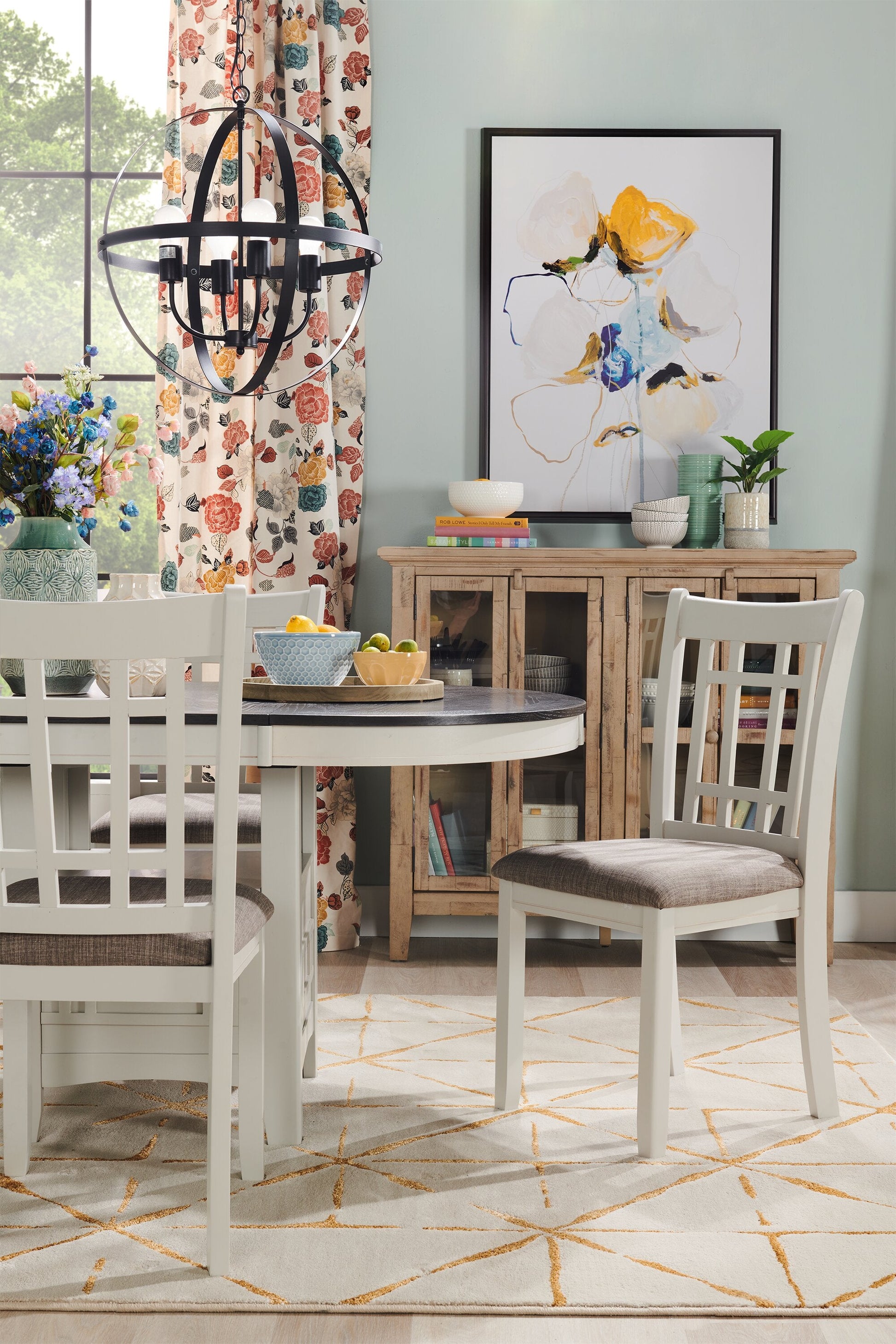 Rocco 48" 4-Door Accent Cabinet - Natural Wood|Armoire décorative Rocco de 48 po avec 4 portes - bois naturel