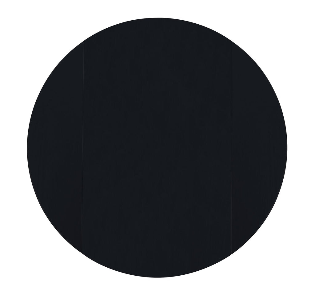 Bryn Drop-Leaf Dining Table, 42" Round - Black | Table de salle à manger ronde Bryn de 42 po avec abattant - noire