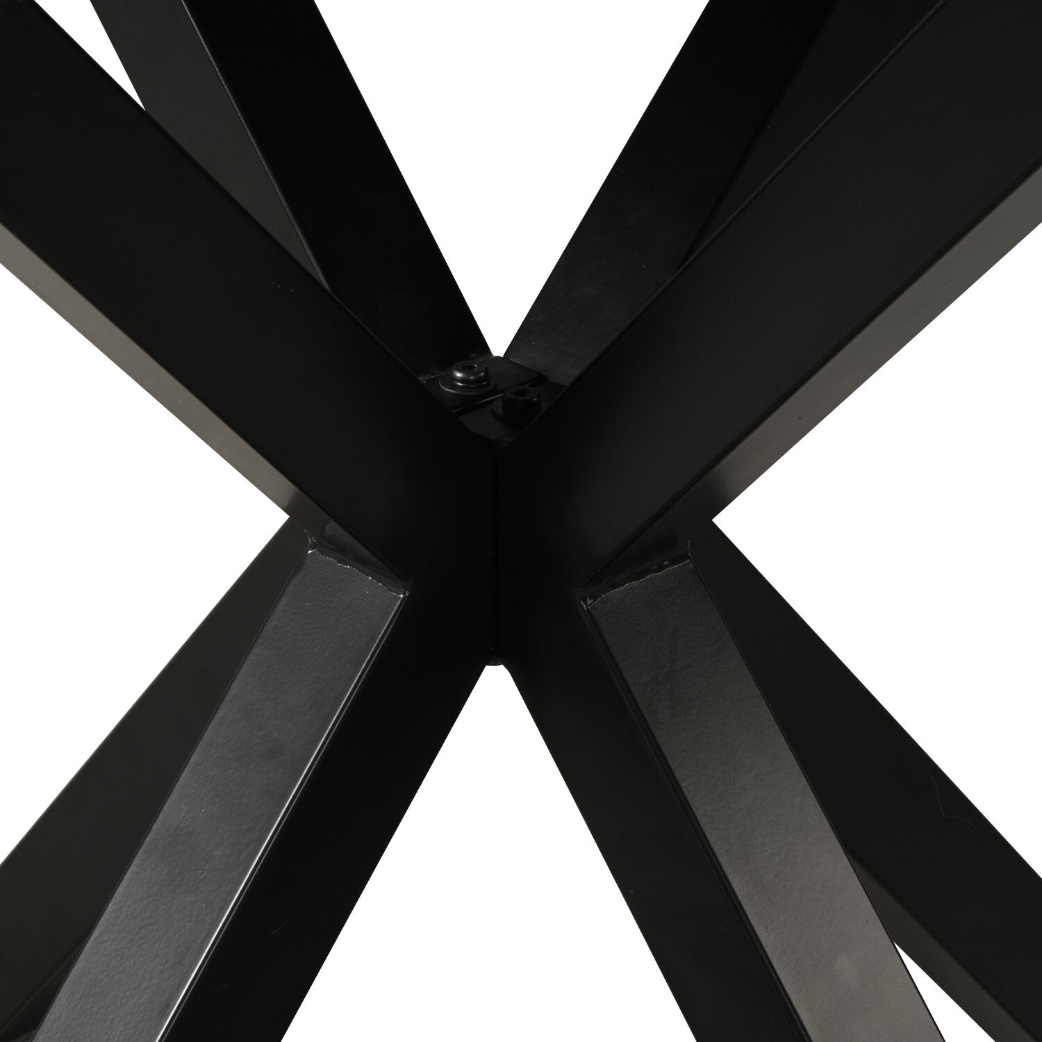 Verona Dining Table with Culture Marbled Top, Metal, Geometric Base, 42"W Round - White | Table de salle à manger ronde Verona de 42 po (L) en métal avec dessus en marbre synthétique et base géométrique - blanche