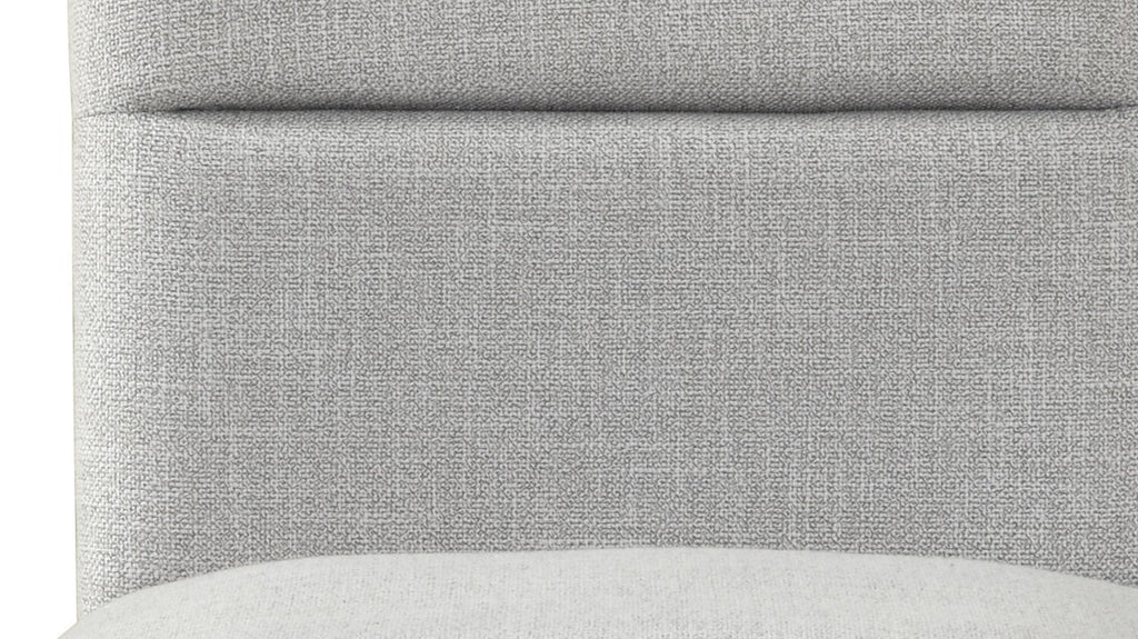 Verona Dining Chair with Linen-Look Fabric, Wood - Light Grey | Chaise de salle à manger Verona en tissu d’apparence lin et en bois - gris clair