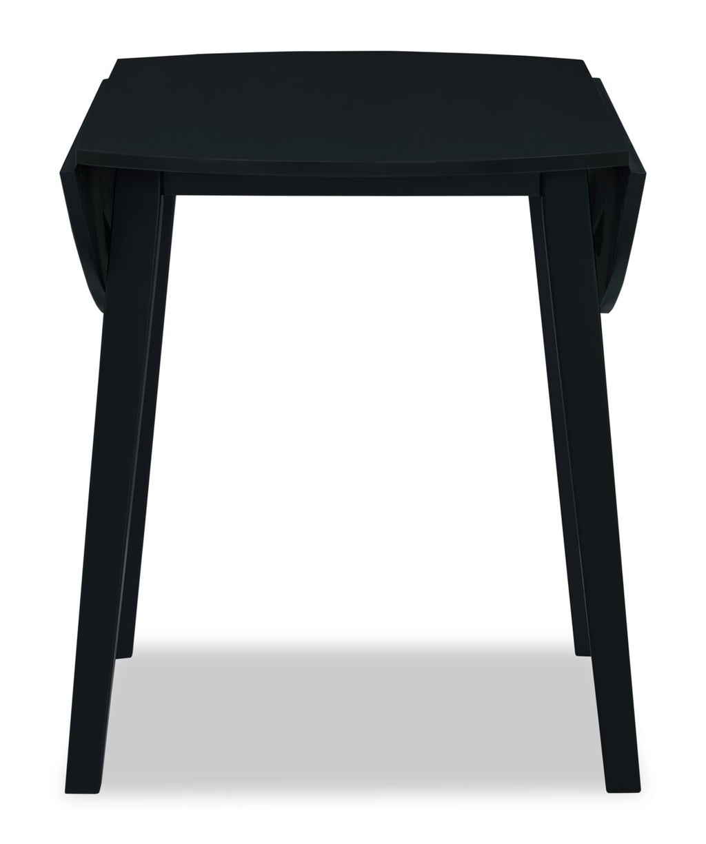 Bryn Drop-Leaf Dining Table, 42" Round - Black | Table de salle à manger ronde Bryn de 42 po avec abattant - noire