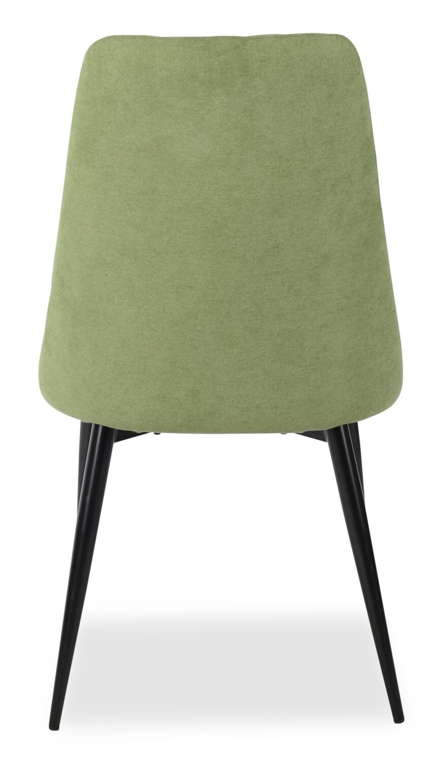 Miya Dining Chair with Polyester Fabric, Metal - Moss Green | Chaise de salle à manger Miya en tissu de polyester et en métal - vert mousse