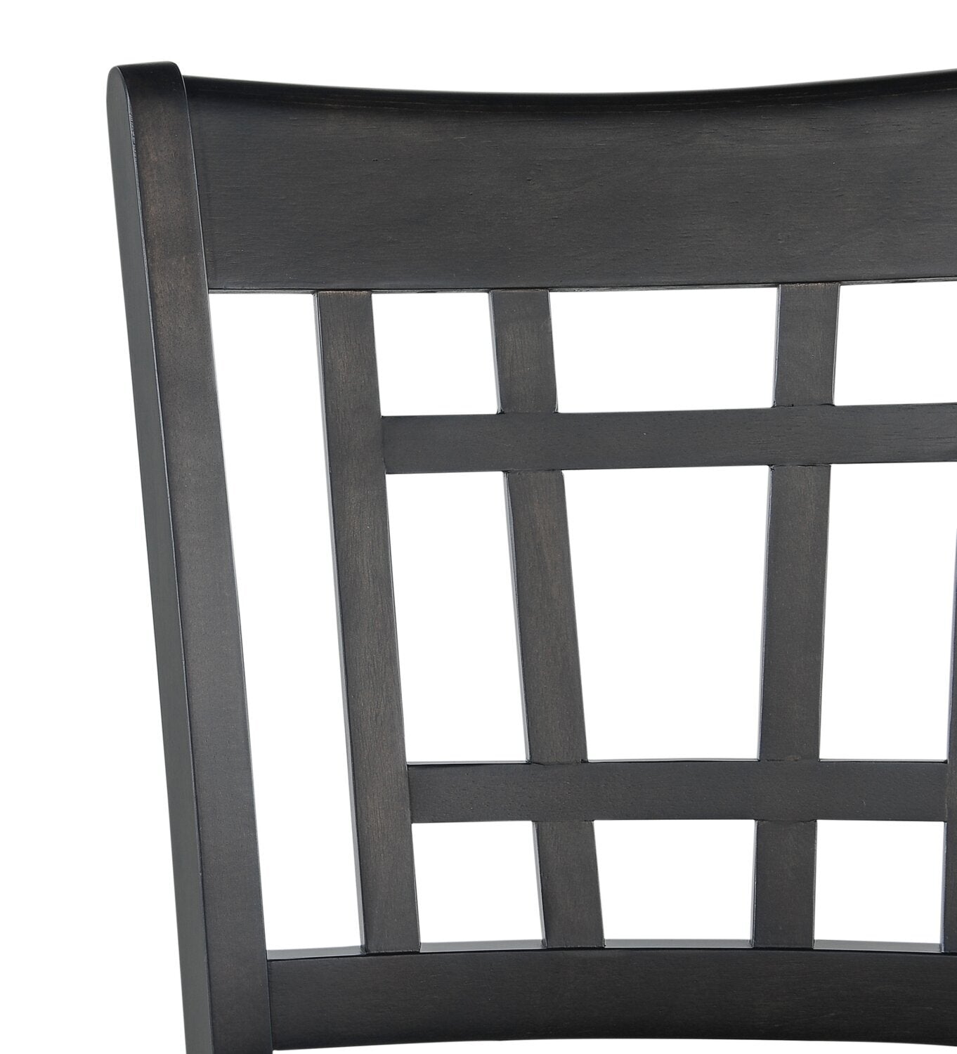 Dena Counter-Height Dining Chair with Vegan-Leather Fabric - Grey | Chaise de salle à manger Dena de hauteur comptoir en tissu de cuir végétalien - grise