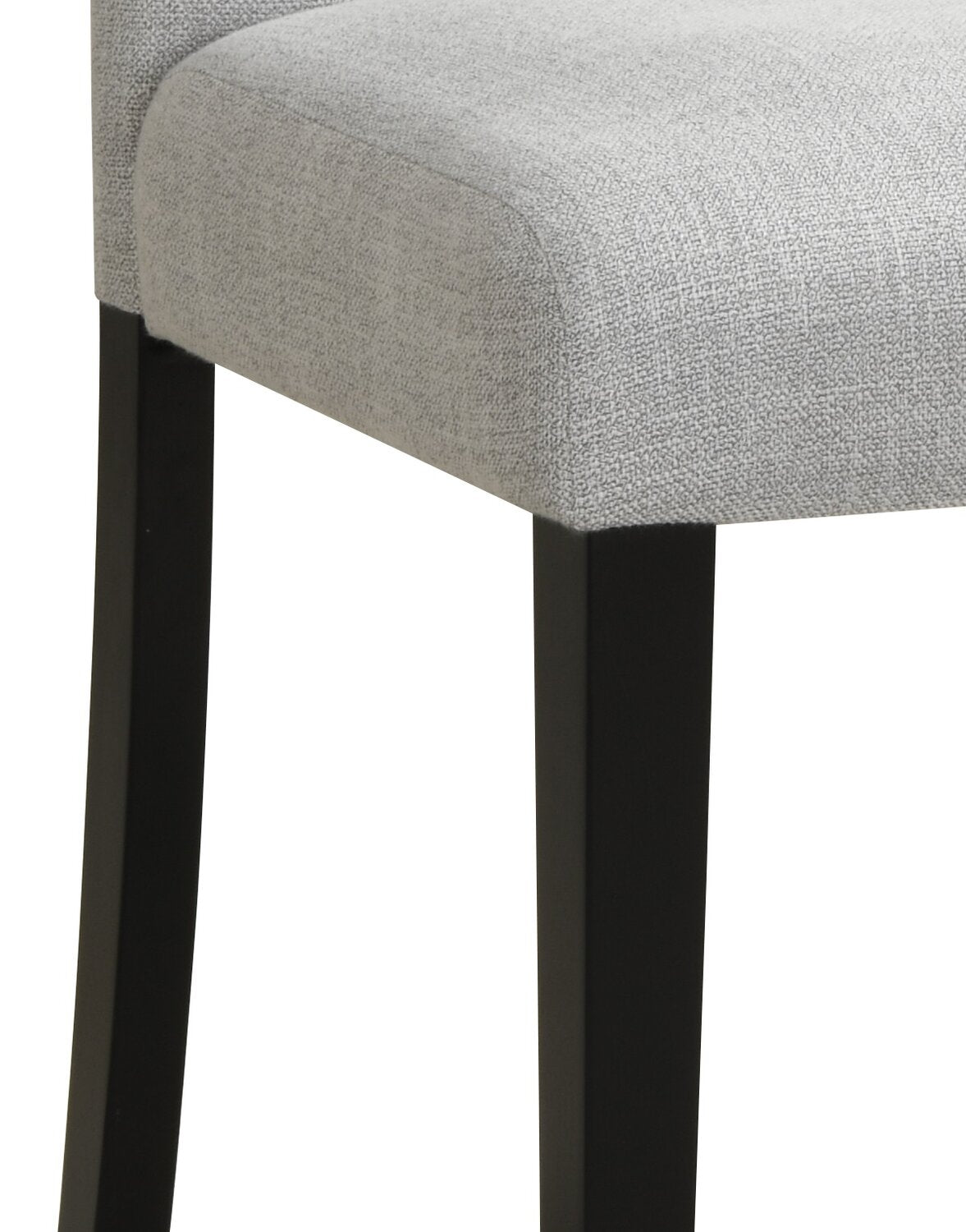 Verona Dining Chair with Linen-Look Fabric, Wood - Light Grey | Chaise de salle à manger Verona en tissu d’apparence lin et en bois - gris clair