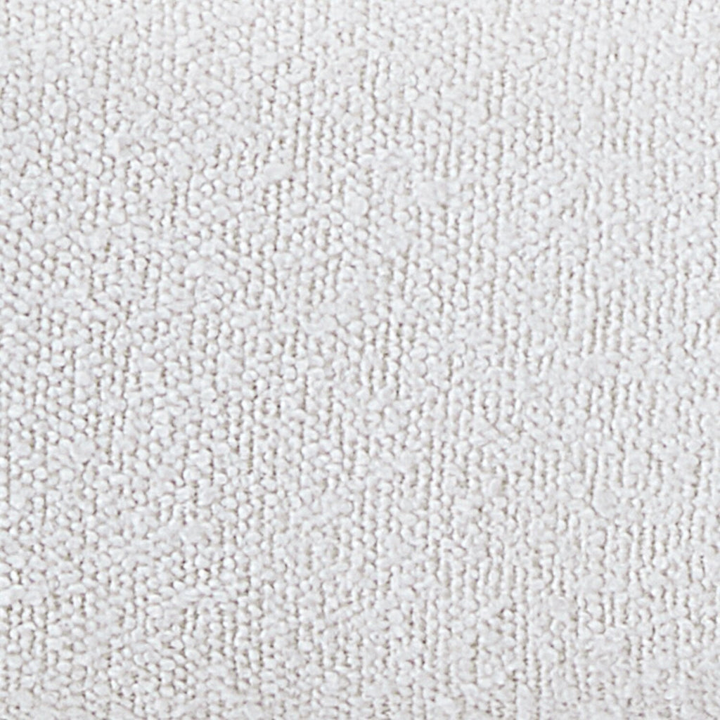 Kort & Co. Capri Counter-Height Stool with Boucle Fabric & Gold Accent, Metal - White | Tabouret Capri de Kort & Co. de hauteur comptoir en métal avec tissu bouclé et touches dorées - blanc