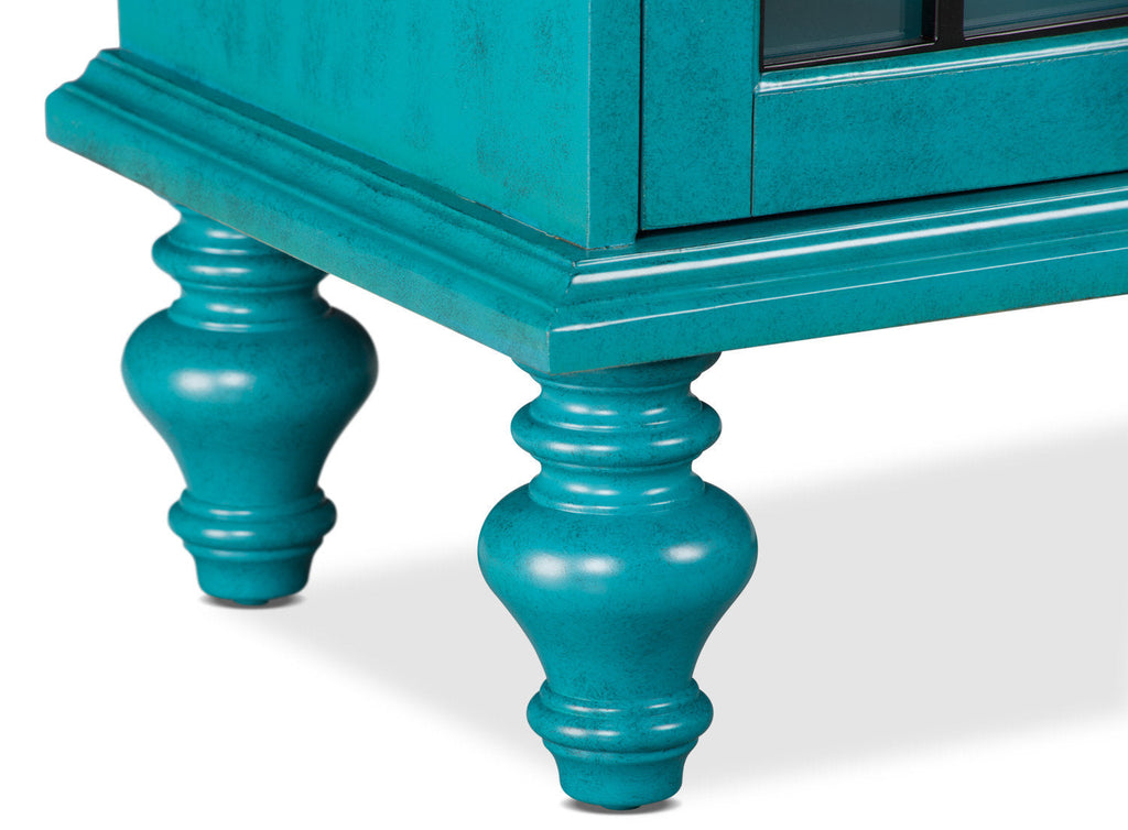 Rigolet 32" 2-Door Accent Cabinet - Blue|Armoire décorative Rigolet de 32 po avec 2 portes - bleue