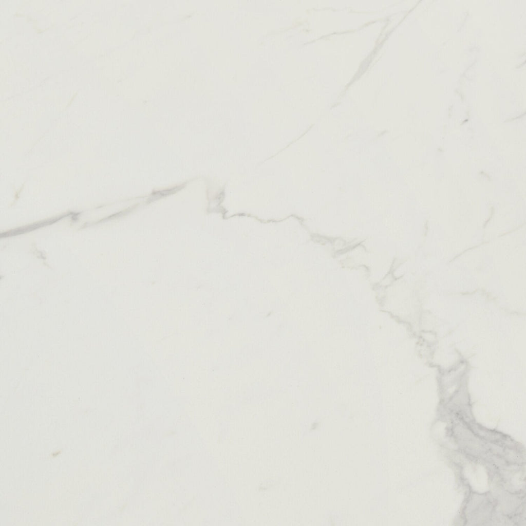 Verona Dining Table with Culture Marbled Top, Trestle Base, 70"W - White | Table de salle à manger Verona de 70 po (L) avec dessus en marbre synthétique et base à tréteaux - blanche