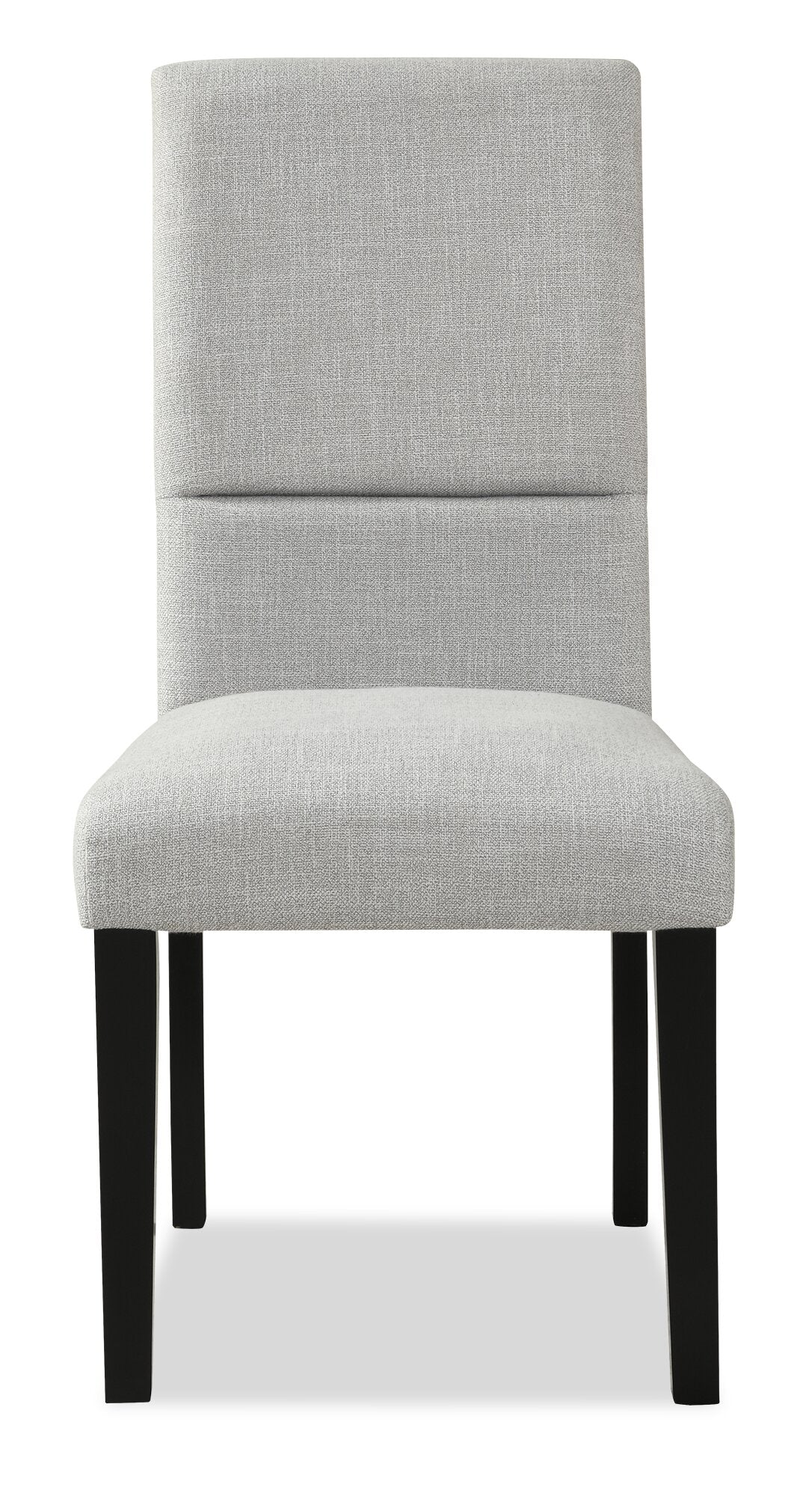 Verona Dining Chair with Linen-Look Fabric, Wood - Light Grey | Chaise de salle à manger Verona en tissu d’apparence lin et en bois - gris clair