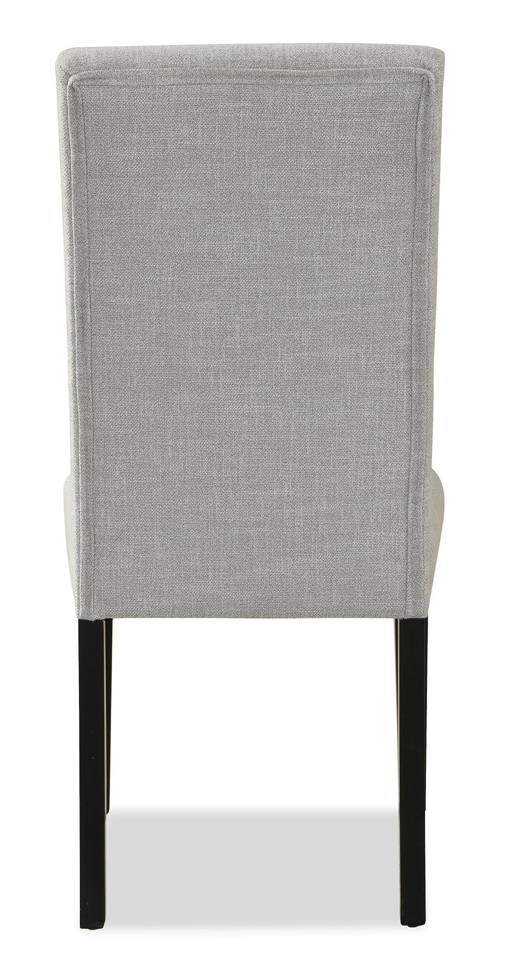 Verona Dining Chair with Linen-Look Fabric, Wood - Light Grey | Chaise de salle à manger Verona en tissu d’apparence lin et en bois - gris clair