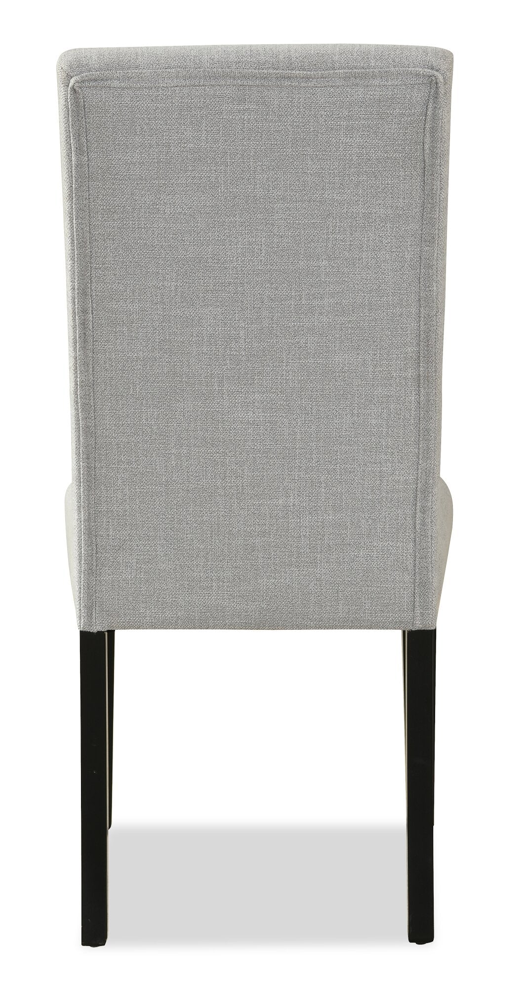 Verona Dining Chair with Linen-Look Fabric, Wood - Light Grey | Chaise de salle à manger Verona en tissu d’apparence lin et en bois - gris clair