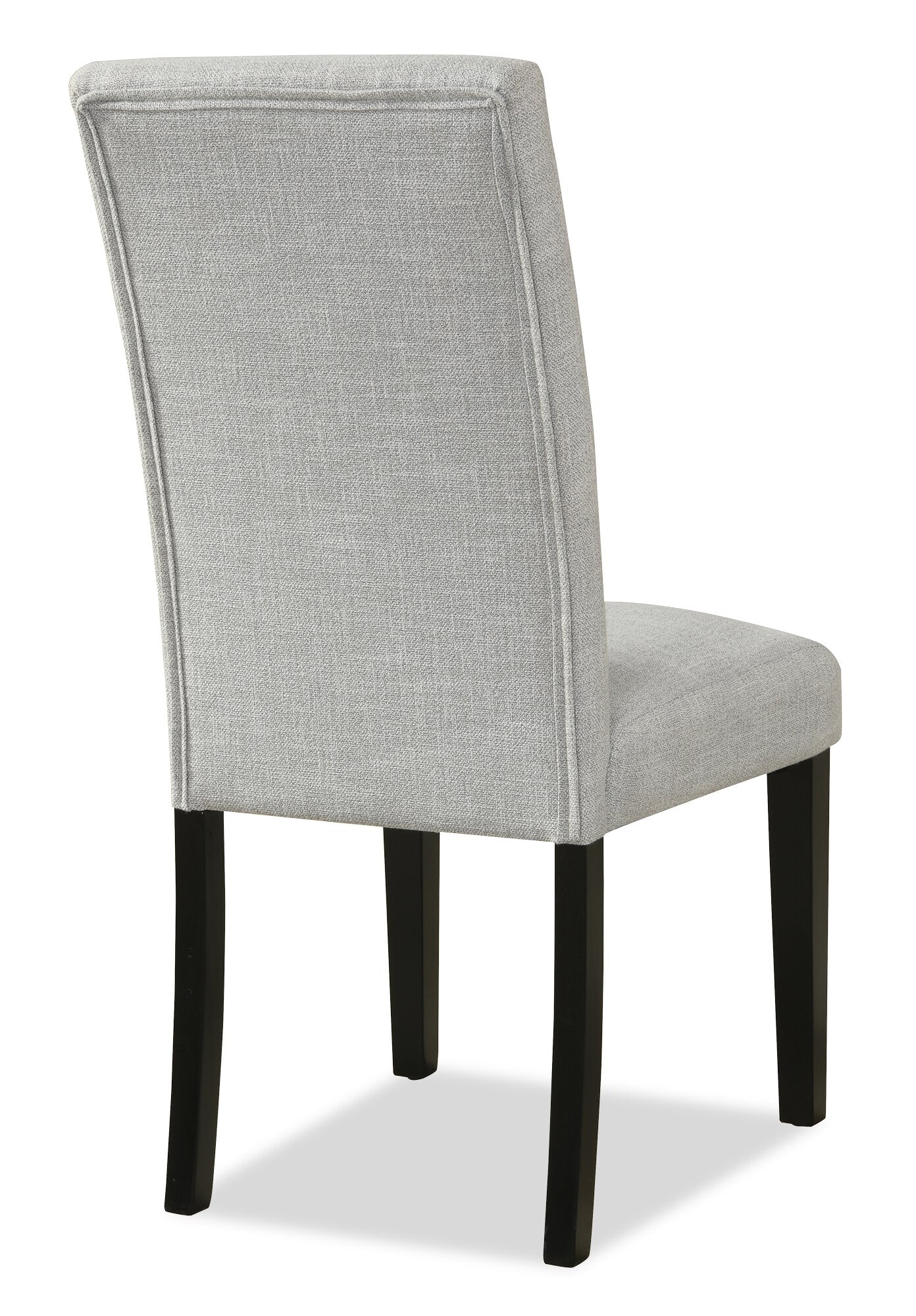 Verona Dining Chair with Linen-Look Fabric, Wood - Light Grey | Chaise de salle à manger Verona en tissu d’apparence lin et en bois - gris clair