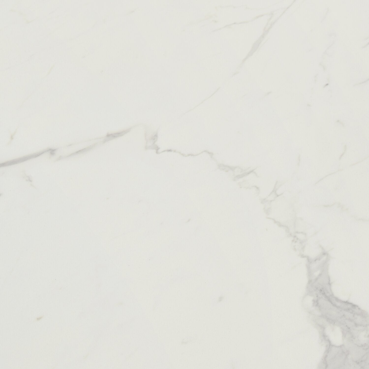 Verona Dining Table with Culture Marbled Top, Metal, Geometric Base, 42"W Round - White | Table de salle à manger ronde Verona de 42 po (L) en métal avec dessus en marbre synthétique et base géométrique - blanche